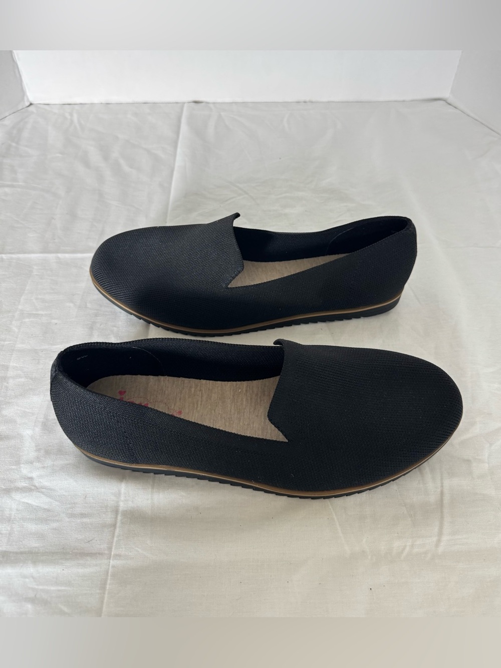 Jellypop Black Slip-On Women's Loafers Size 9